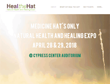 Tablet Screenshot of healthehat.com